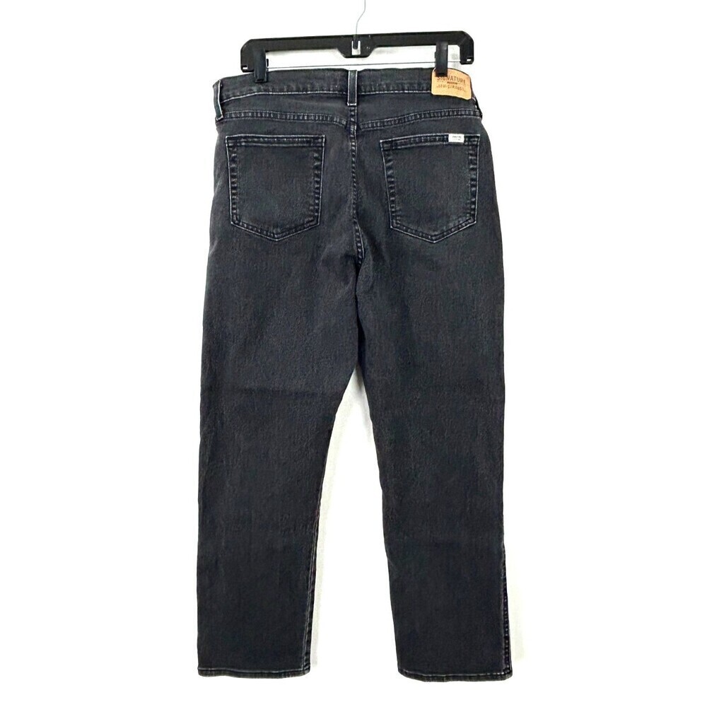 Levi Strauss Signature Gold Women Black Heritage High Rise Jean Sz 12 1065H1 - Picture 6 of 11